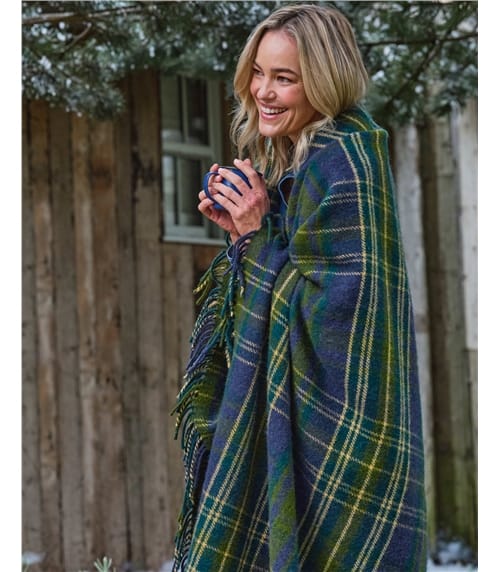 Traditional Pure Wool Throw