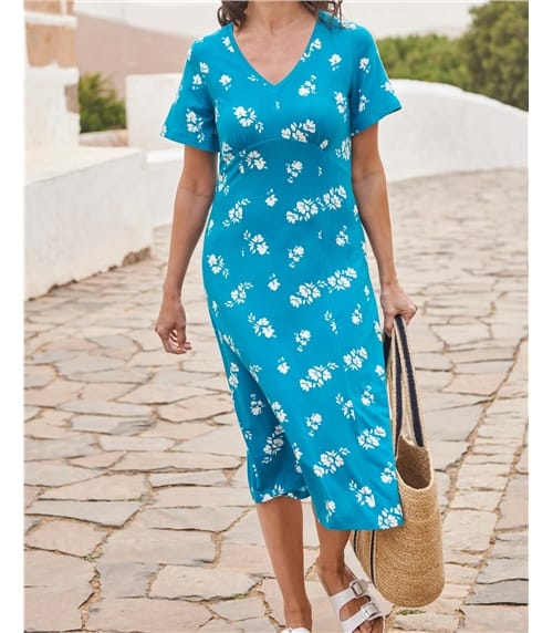 Angel Sleeve Tea Dress