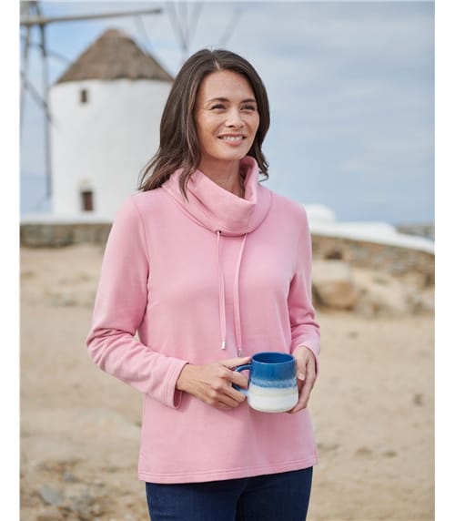 Cowl Neck Sweatshirt