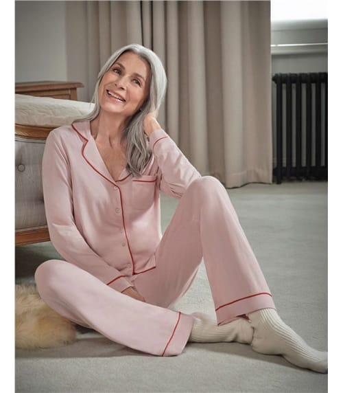 Jersey Revere Collar PJ Top