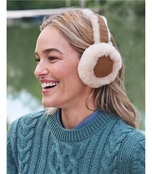 Cache-oreille - Femme - Peau de mouton