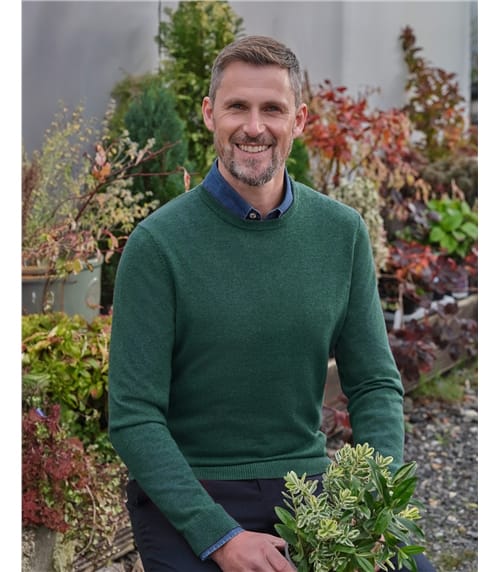 Cashmere Merino Crew Neck Jumper