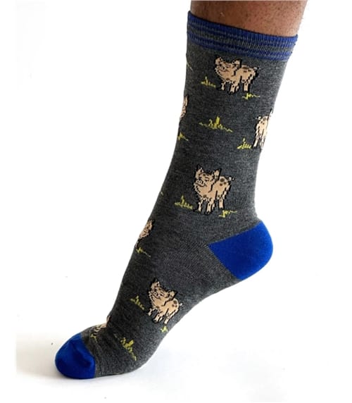 Willem Pig Bamboo Socks
