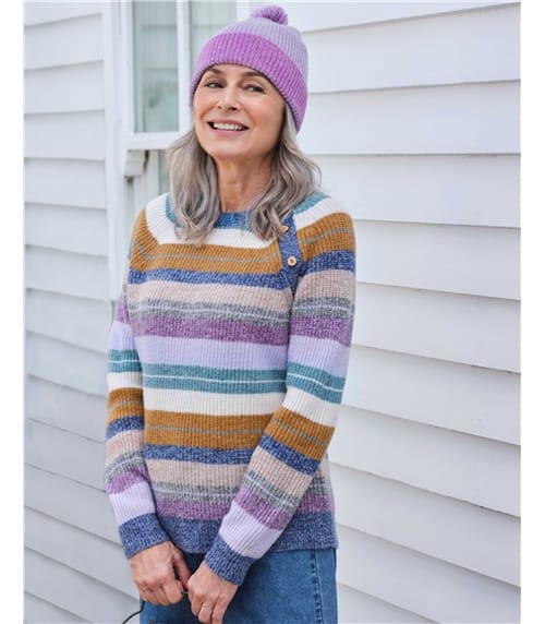 Marled Stripe Sweater