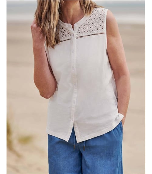 Sleeveless Jersey Shirt