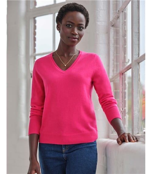 Cashmere V Neck Sweater
