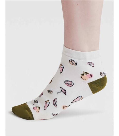 Womens Dixie Ice Cream Bamboo Ankle Socks