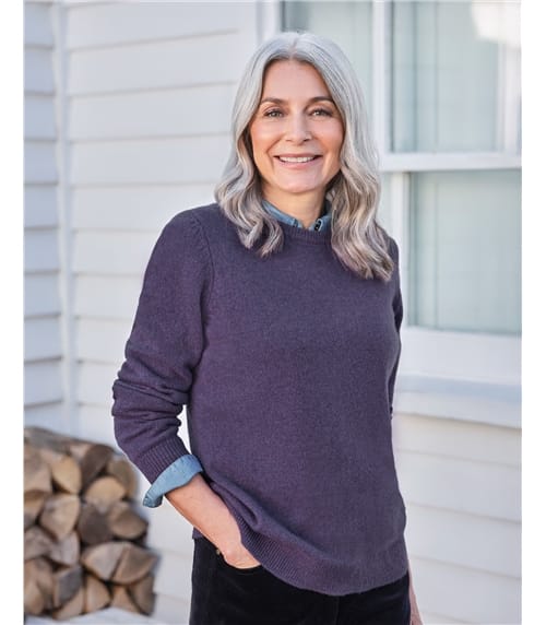 Womens Lambswool Crew