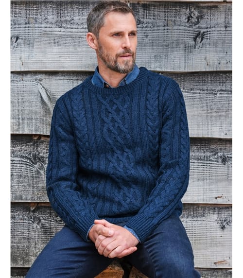 Mens Wool Jumpers and Knitted Sweaters WoolOvers UK