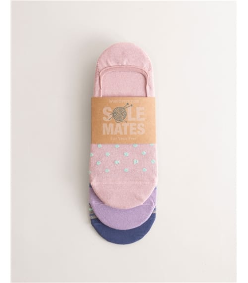 Lot de 3 paires de pieds en bambou pour femme
