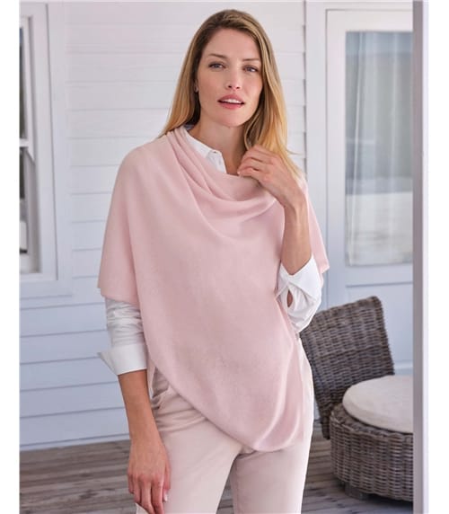 Organic Cashmere Gassato Poncho