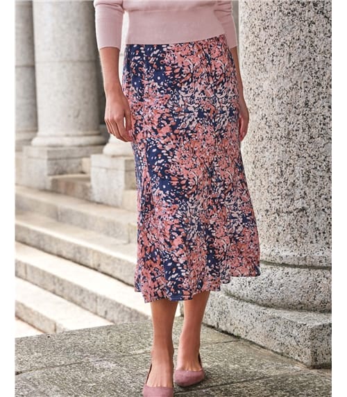 Godet Bias Skirt
