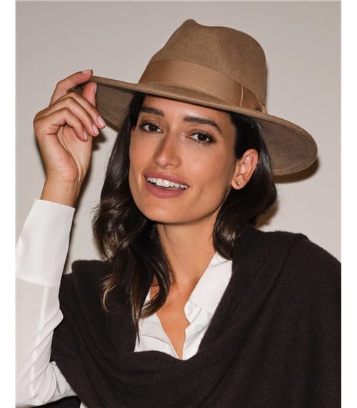 Fedora With Wide Brim