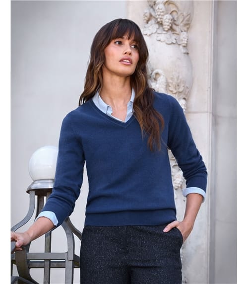 Cashmere V Neck Sweater