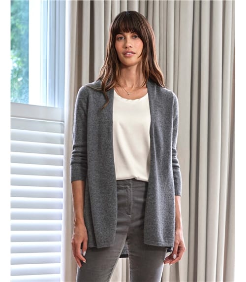Gassato Lightweight Cashmere Swing Cardigan