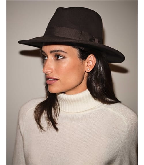 Fedora With Wide Brim