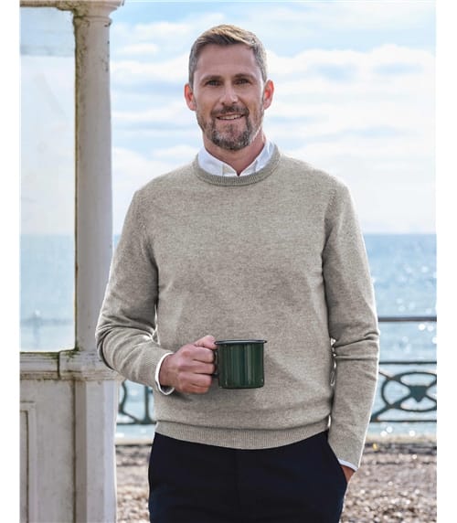 Cashmere Merino Crew Neck Jumper