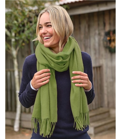 Écharpe à franges - Femme - Pure Laine