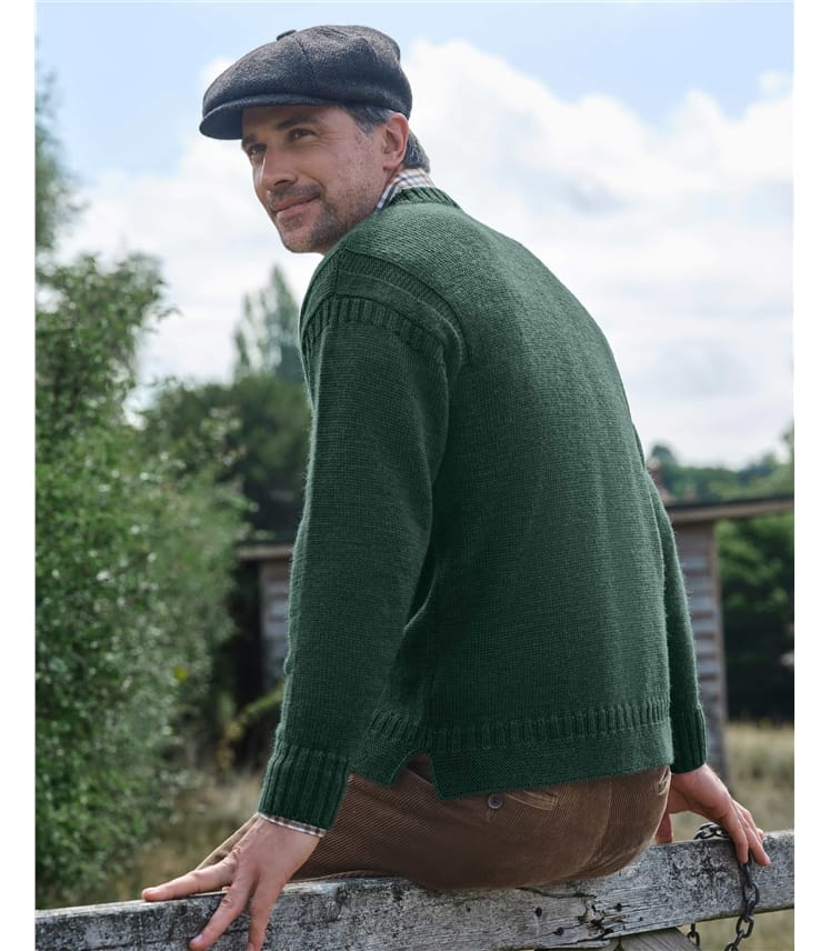 100% Pure Wool Knitted Guernsey Jumper