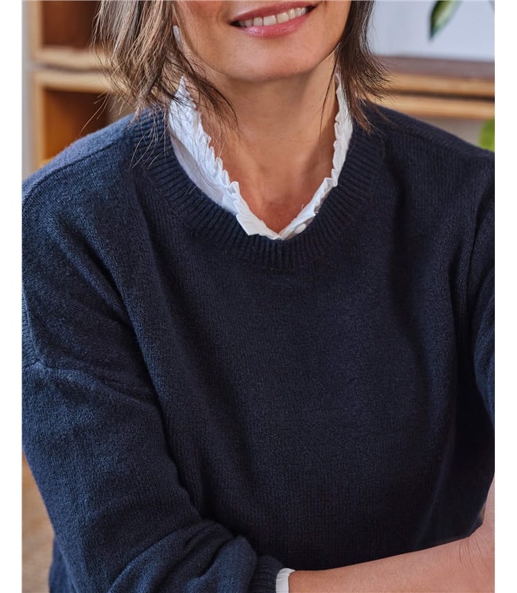 Lucille - Flauschiger Pullover mit Ballonärmeln