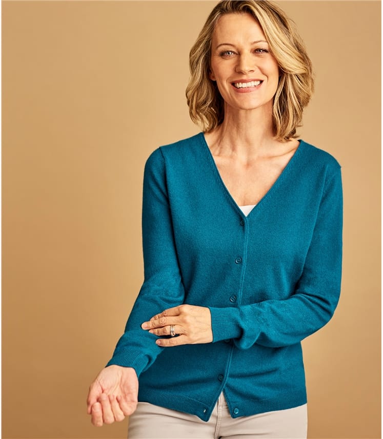 teal cardigan womens