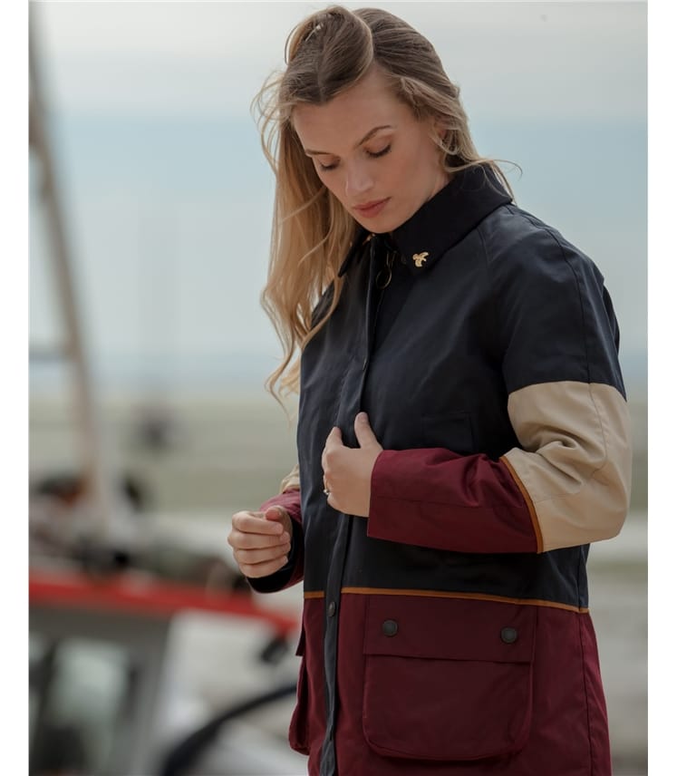 Coastal, Ladies Landowner Tri Colour Jacket