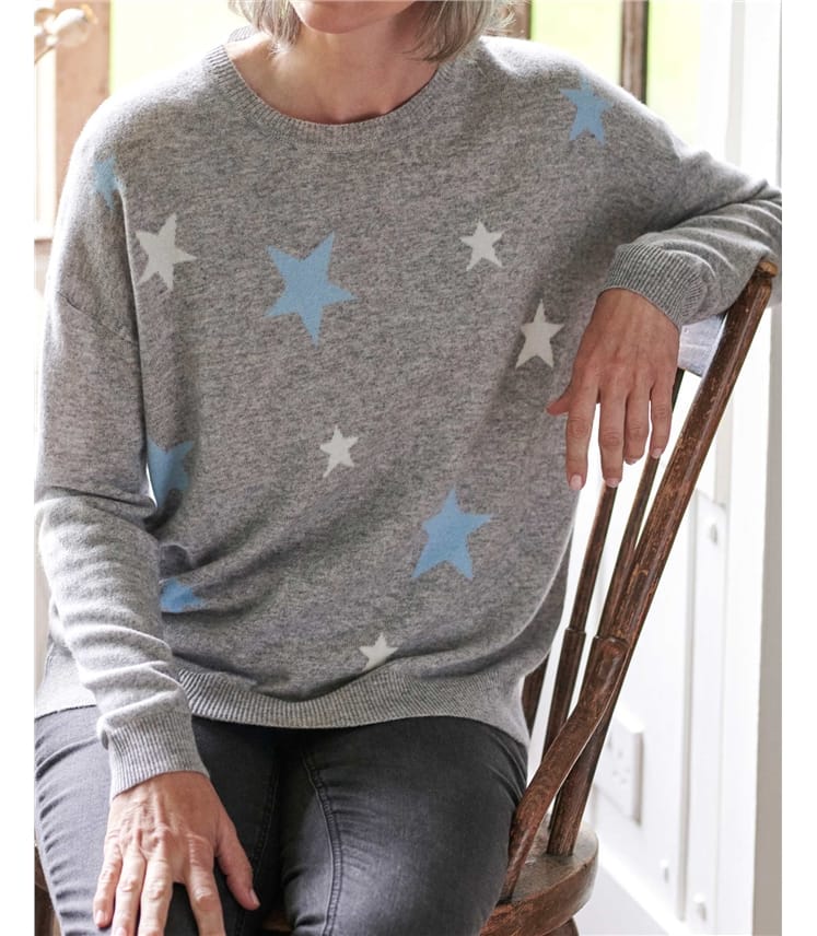 Cashmere Merino Star Jumper