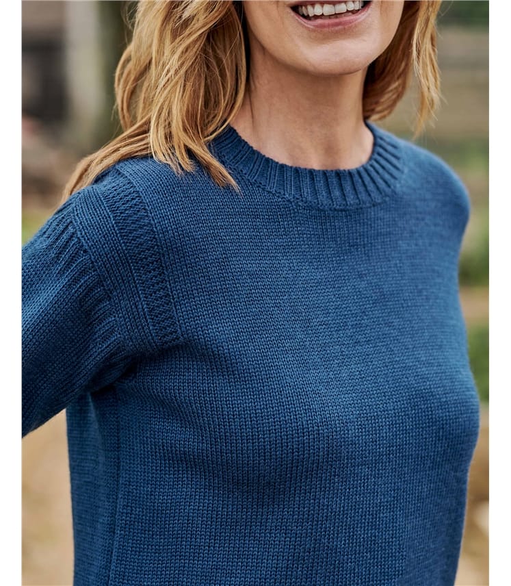 100% Pure Wool Guernsey Jumper