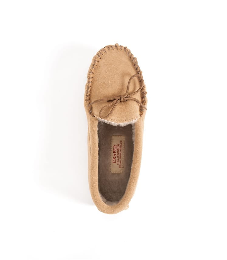 Womens Sheepskin Moccasin Slippers