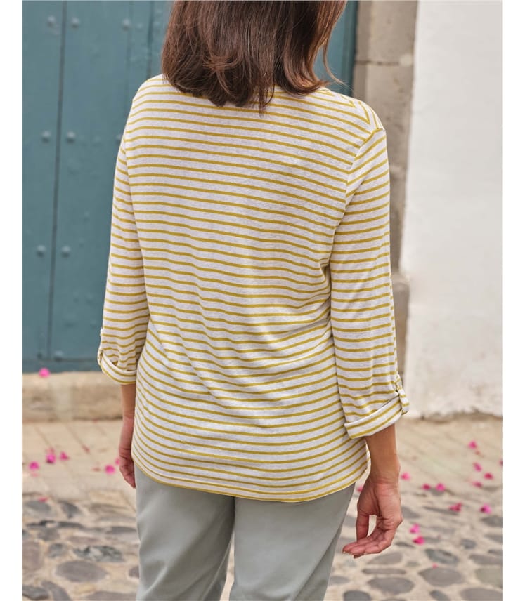 Top décontracté à boutons - Femme - Jersey