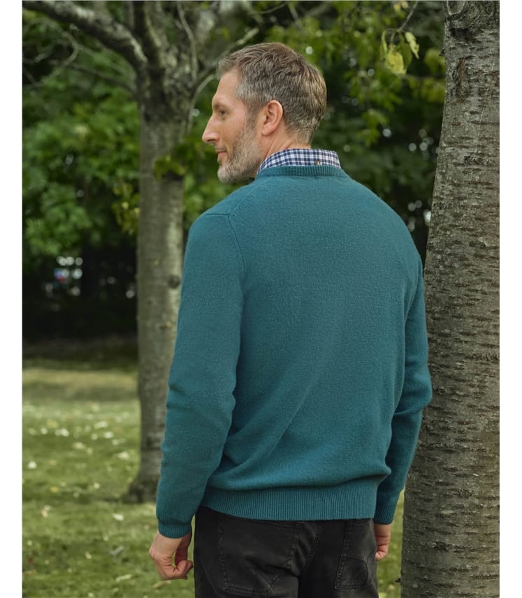 Pull à col V - Homme - Laine d'agneau