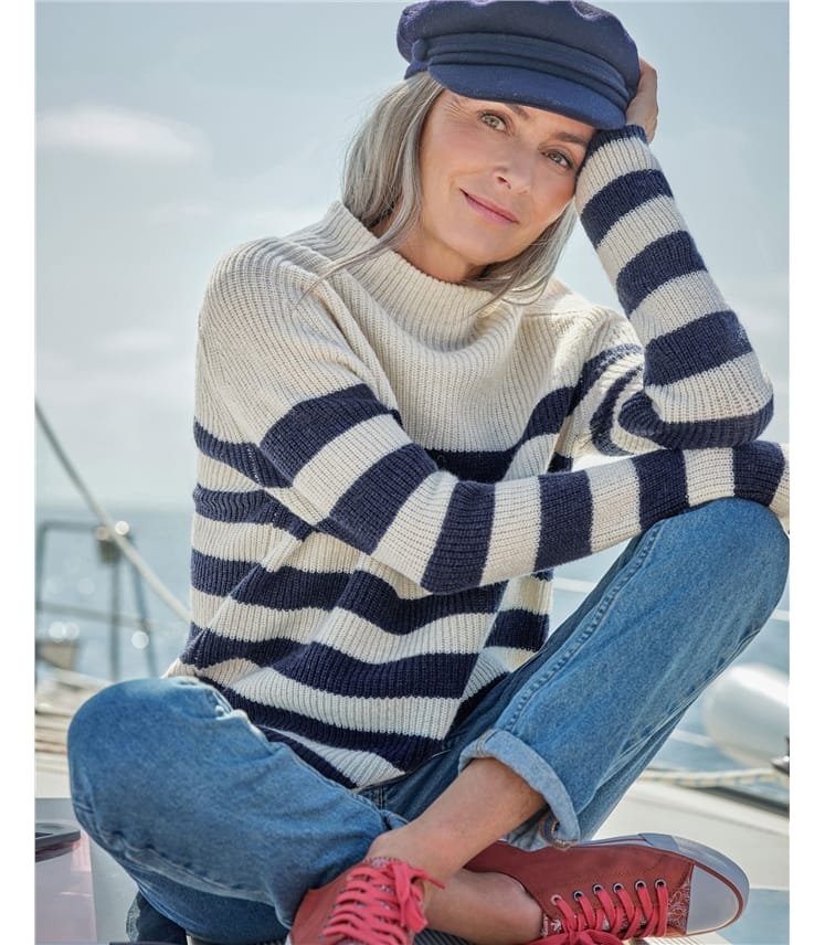 Breton Wide Stripe Sweater