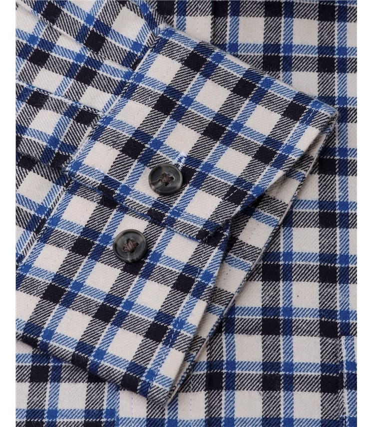Brushed Cotton Checked Shirt