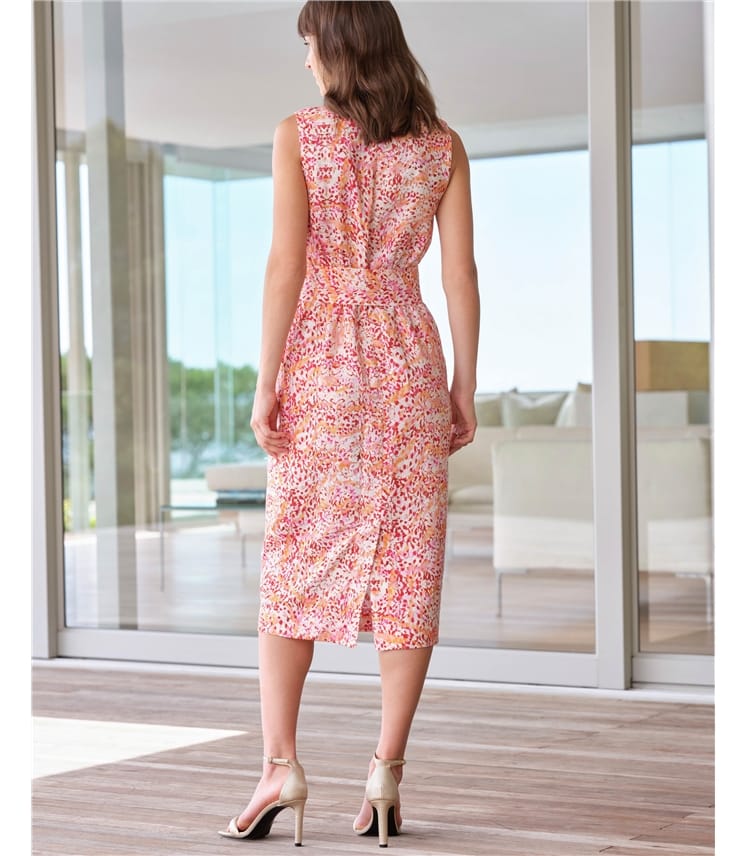 Pretty Texture | Sleeveless Linen Dress | WoolOvers US