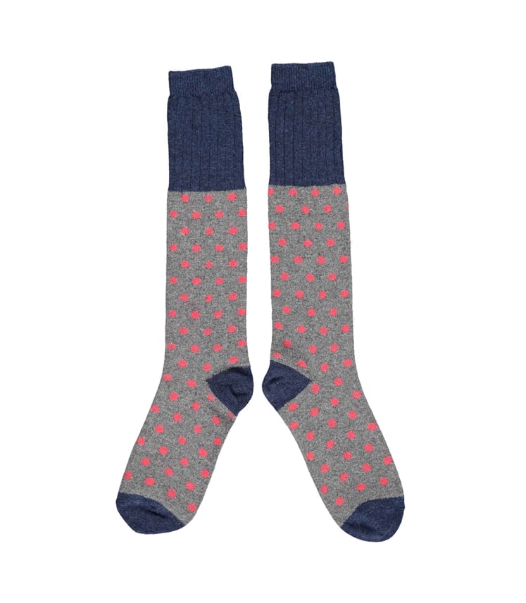 Ladies Lambswool Knee Socks