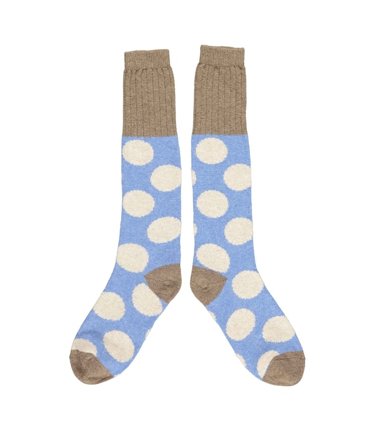 Ladies Lambswool Knee Socks