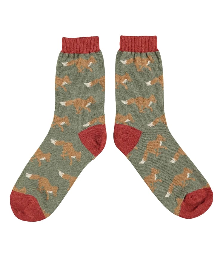 Ladies Lambswool Ankle Socks