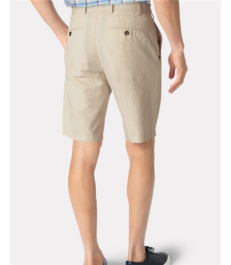 Mens white tailored on sale shorts