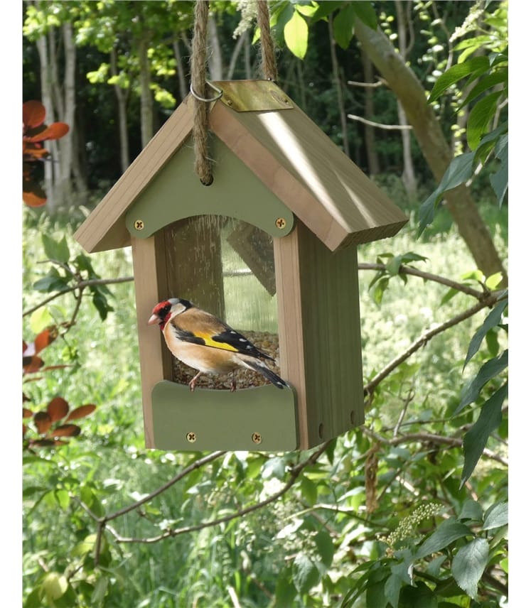 Natural | Bird Barn Bird Feeder | WoolOvers UK