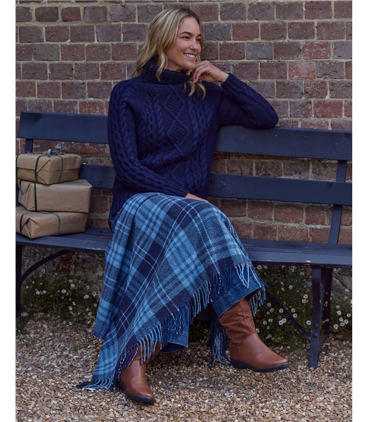 Couverture écossaise en Tartan - Pure Laine