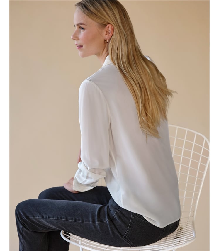 Pure Washed Silk Shirt