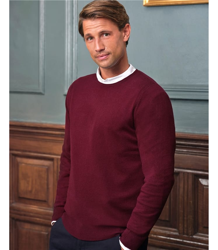 Mens Cashmere Crew Sweater