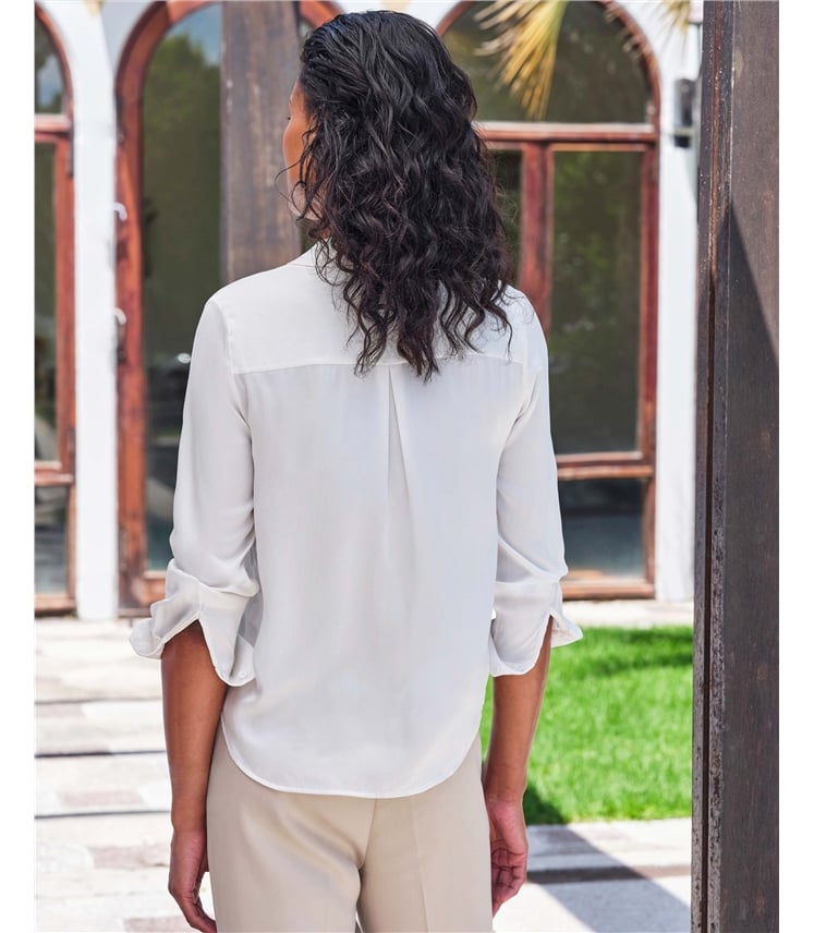 【Ameri】SOFT WASH BLOUSE Lainey Blouse - Medium Wash | Levi's® US