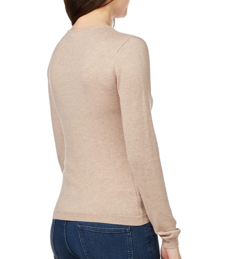 Linen | Womens Silk & Cotton Soft Feel V Neck Cardigan | WoolOvers AU