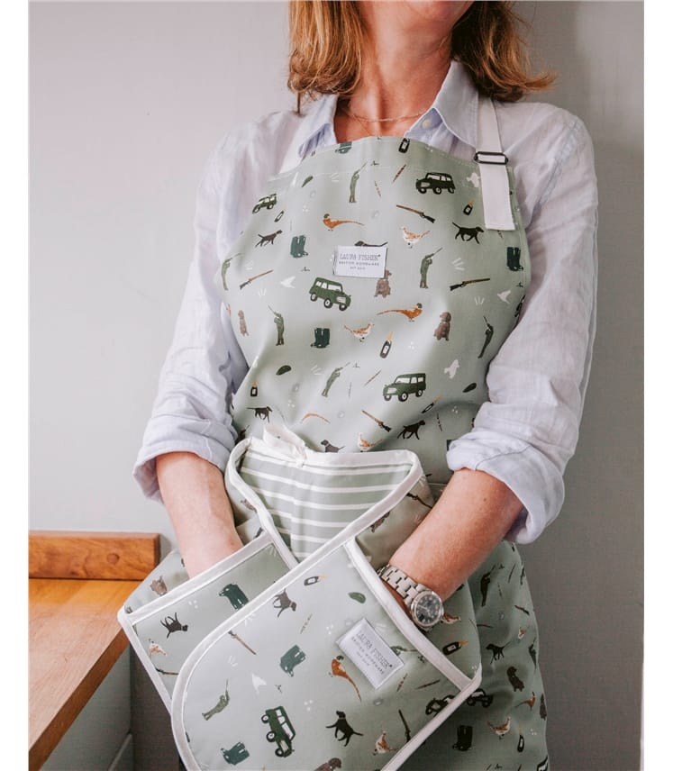 Game Keeping Printed Oven Glove WoolOvers UK