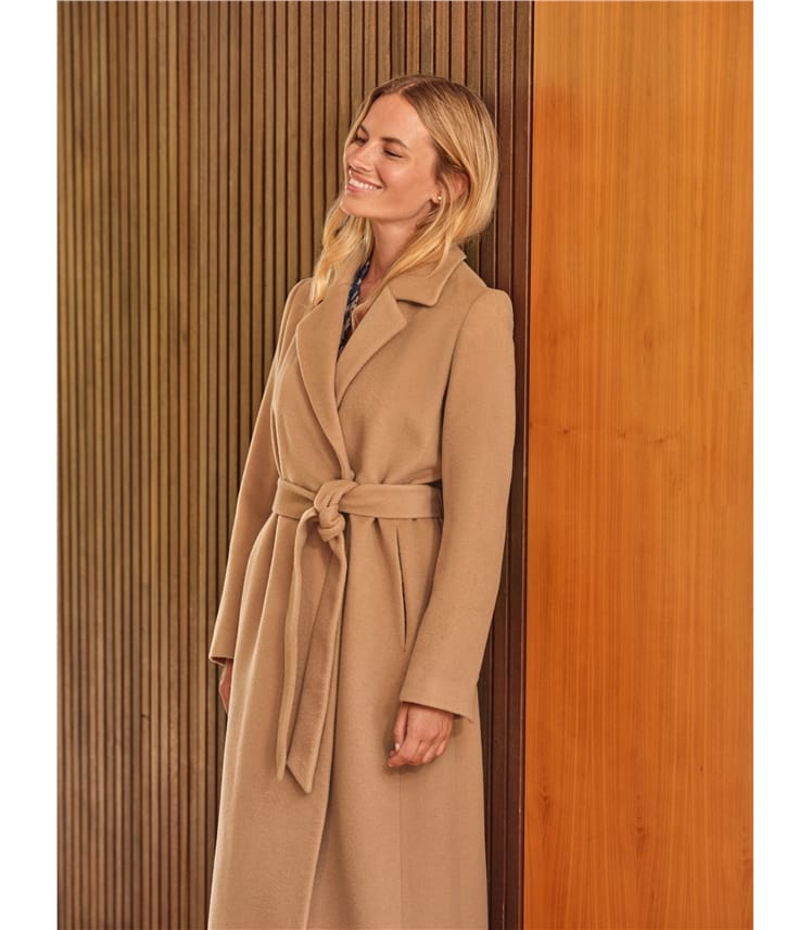 Camel Wool Blend Cashmere Coats Womens Uk Camel Luxury Wool Wrap