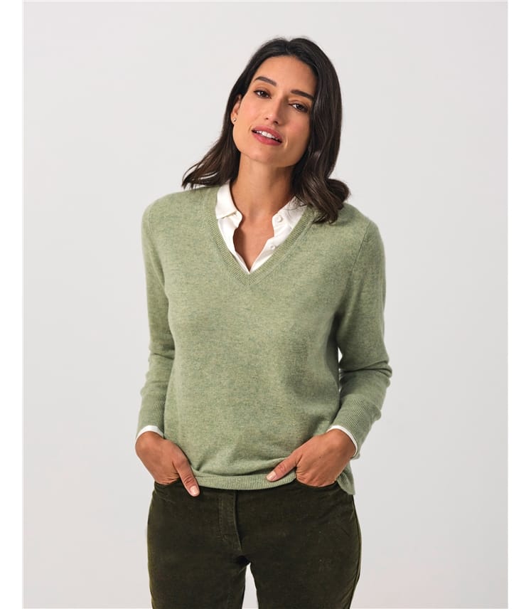 Cashmere V Neck Sweater