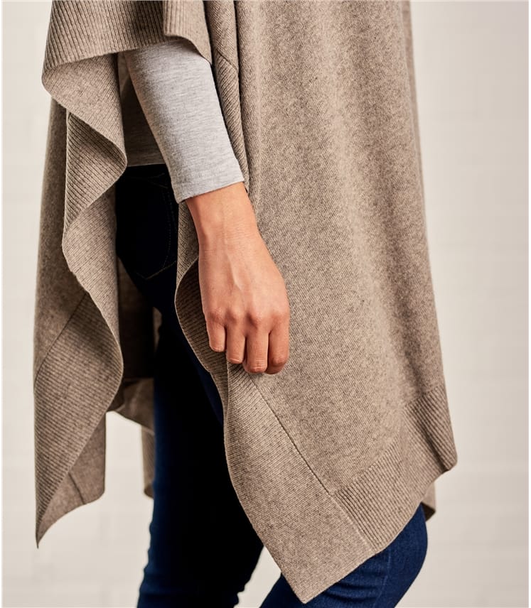 Pepper Womens Cashmere & Merino Blanket Wrap WoolOvers UK
