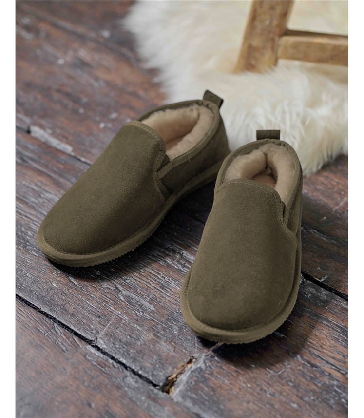 Chaussons - Homme - Peau de mouton