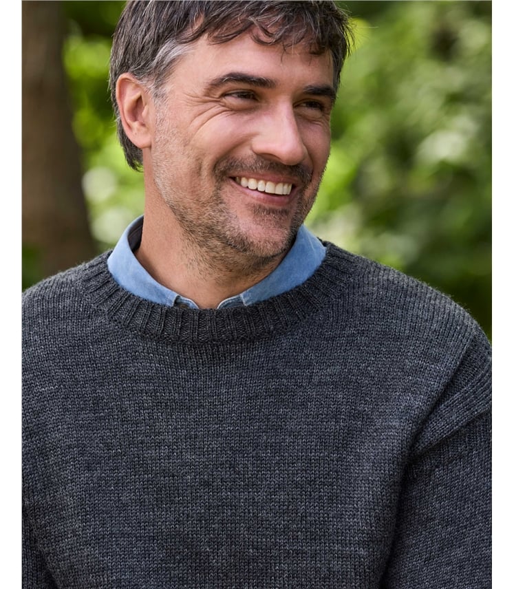 100% Pure Wool Knitted Guernsey Jumper